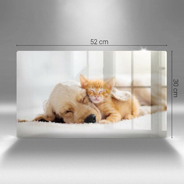 Protège plaque de cuisson Animaux chien et chat