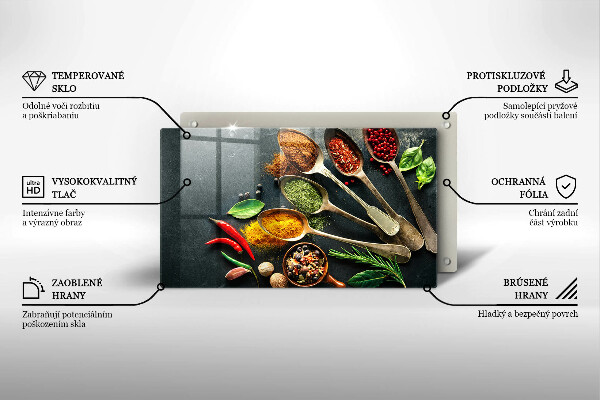 Protège plaque de cuisson Cuillères de cuisine d'épices