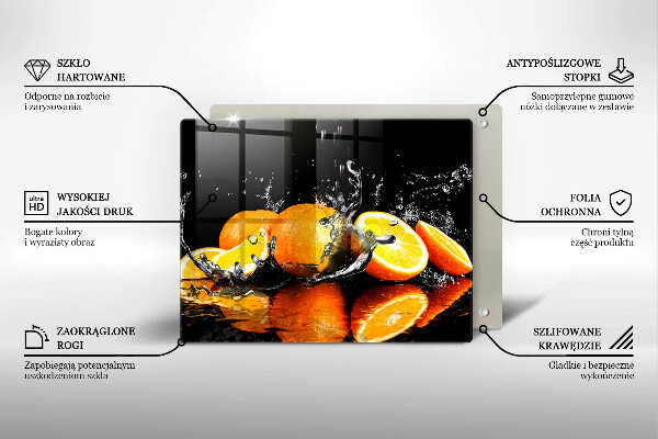 Protège plaque de cuisson Fruit orange juteux