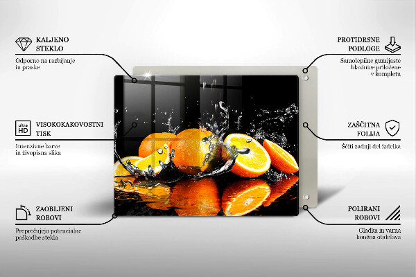 Protège plaque de cuisson Fruit orange juteux