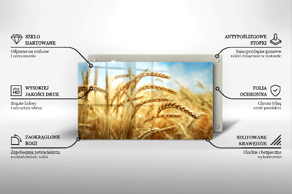 Protège plaque de cuisson Épis de céréales dans le champ