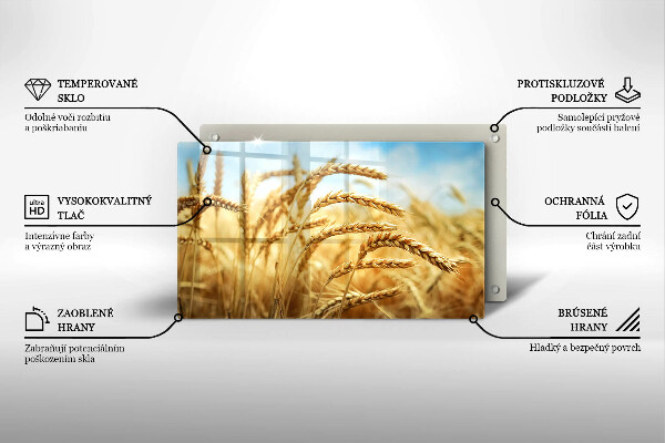 Protège plaque de cuisson Épis de céréales dans le champ