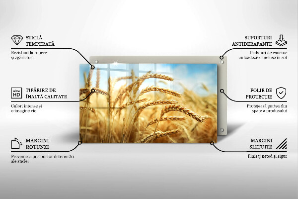 Protège plaque de cuisson Épis de céréales dans le champ