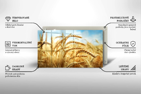 Protège plaque de cuisson Épis de céréales dans le champ