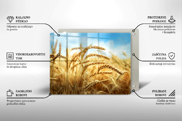 Protège plaque de cuisson Épis de céréales dans le champ