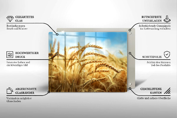 Protège plaque de cuisson Épis de céréales dans le champ