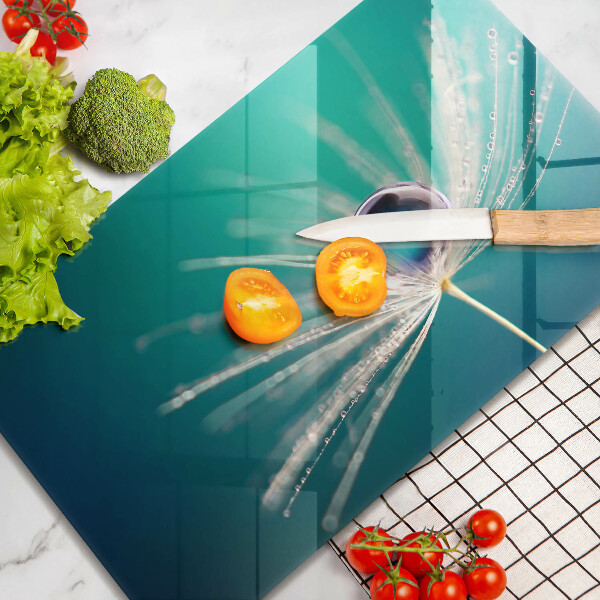 Protège plaque de cuisson Rosée sur un pissenlit