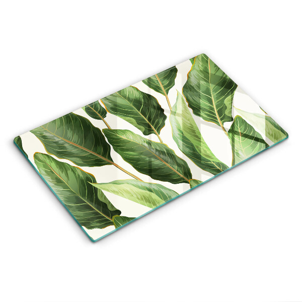 Protège plaque de cuisson Feuilles de banane