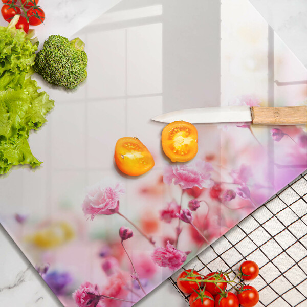 Protège plaque de cuisson Prairie fleurie