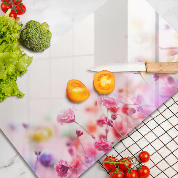 Protège plaque de cuisson Prairie fleurie