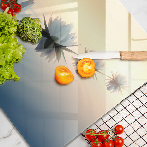 Cache plaque de cuisson Fleurs de lys sur l'eau