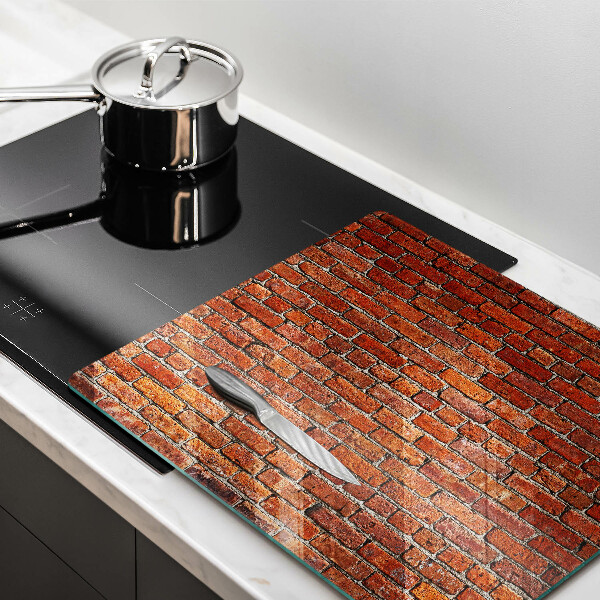 Cache plaque de cuisson Mur de mur de briques