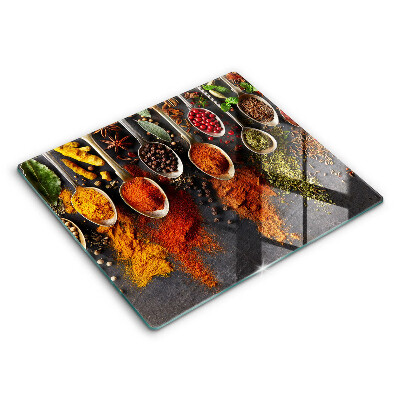 Cache plaque de cuisson Cuillères aux épices