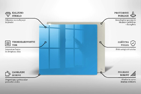 Protection plaque induction Couleur bleue