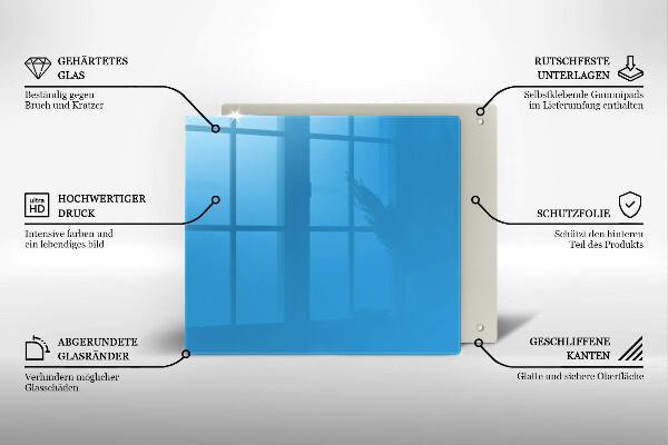 Protection plaque induction Couleur bleue