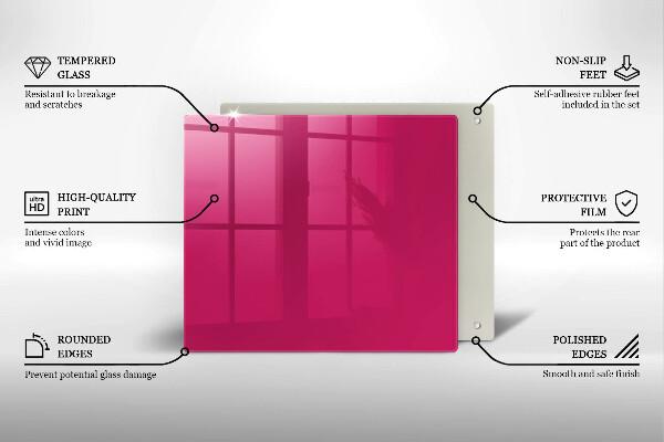 Protection plaque induction Couleur rose