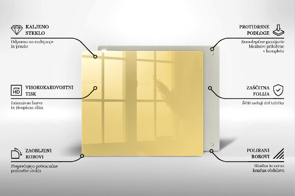 Protection plaque induction Jaune