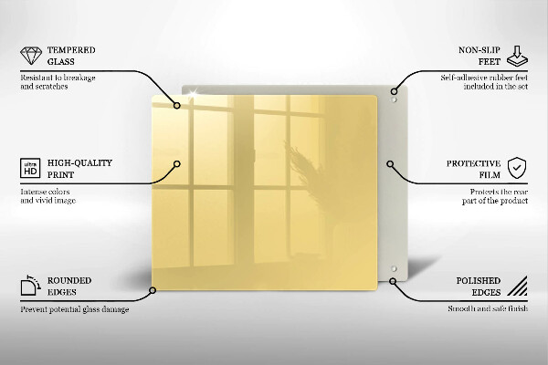 Protection plaque induction Jaune