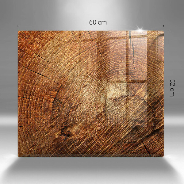 Cache plaque de cuisson Grain de bois de l'arbre
