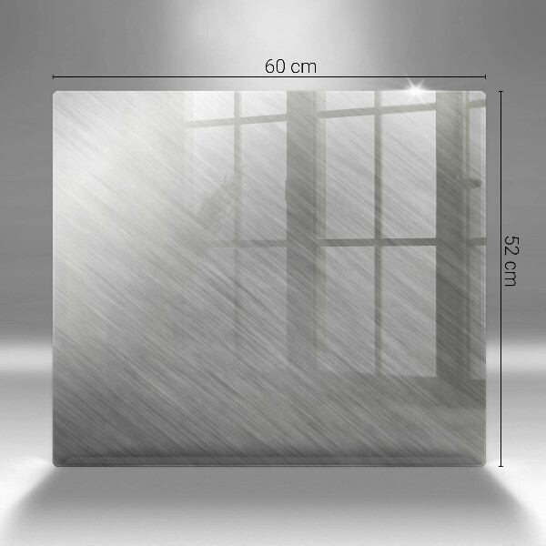 Cache plaque de cuisson Fond de texture métallique