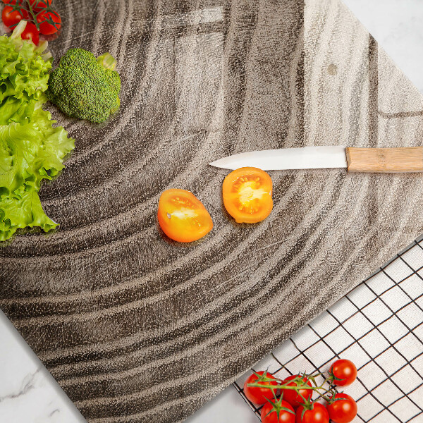 Cache plaque de cuisson Anneaux en bois