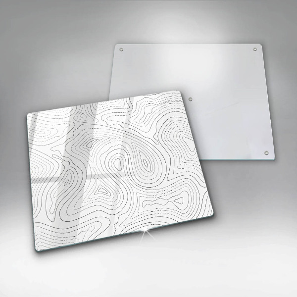Cache plaque de cuisson Formes abstraites
