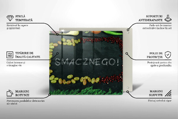 Cache plaque de cuisson Inscription Bon appétit !