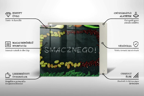 Cache plaque de cuisson Inscription Bon appétit !