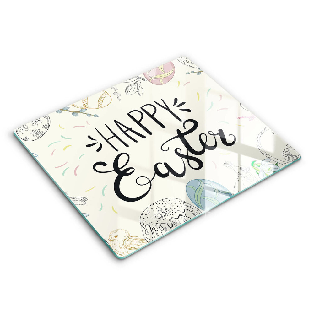 Cache plaque de cuisson Happy Easter