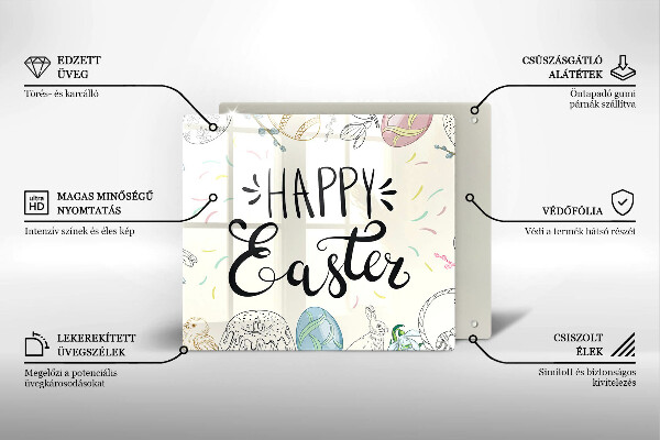 Cache plaque de cuisson Happy Easter