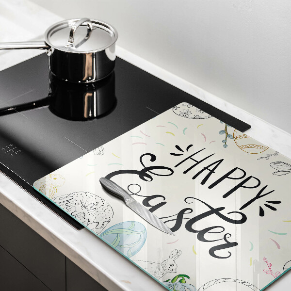 Cache plaque de cuisson Happy Easter