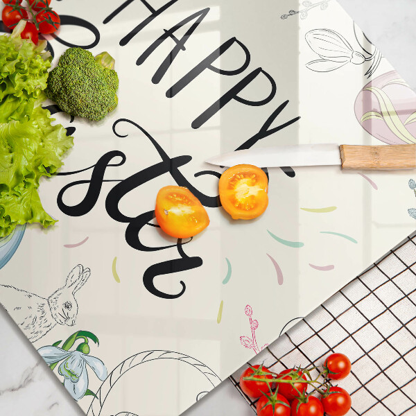 Cache plaque de cuisson Happy Easter