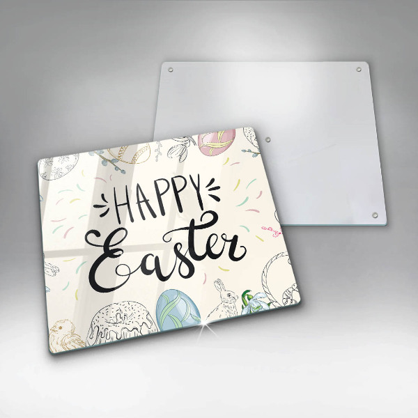 Cache plaque de cuisson Happy Easter