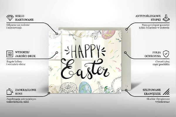 Cache plaque de cuisson Happy Easter