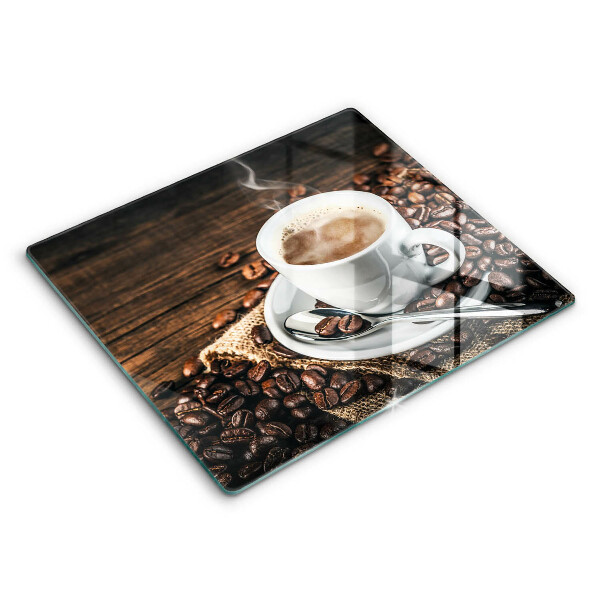 Protection plaque induction Tasse et grains de café