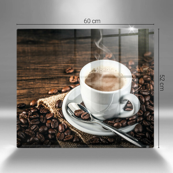 Protection plaque induction Tasse et grains de café