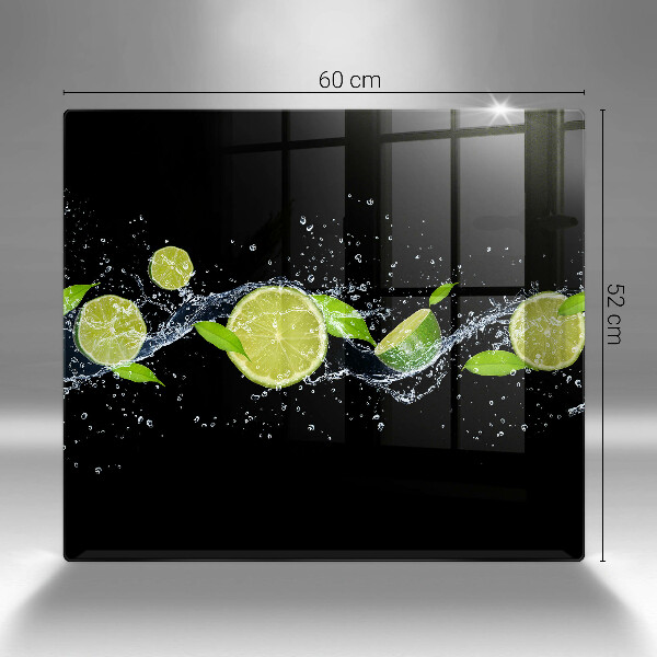 Cache plaque de cuisson Eau de menthe citronnée