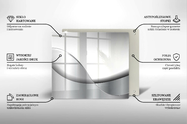 Cache plaque de cuisson Conception de lignes abstraites