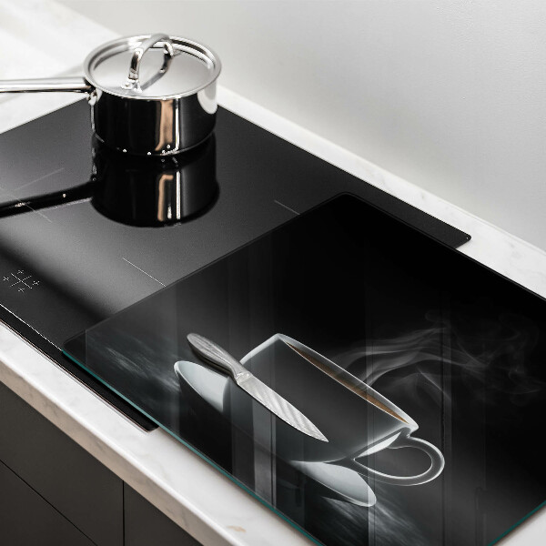 Protection plaque induction Tasse de café chaude