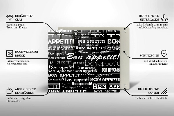 Cache plaque de cuisson Bon appetit