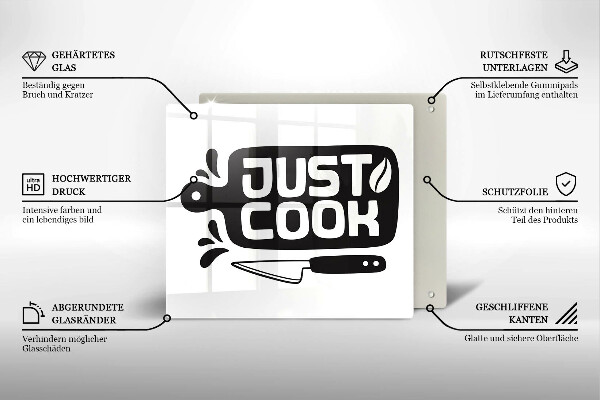 Cache plaque de cuisson Just cook