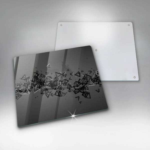 Cache plaque de cuisson Formes 3D abstraites