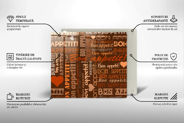 Cache plaque de cuisson Bon appetit sous-titres