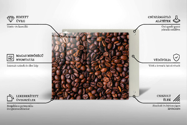 Protection plaque induction Grains de café