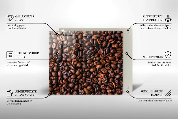 Protection plaque induction Grains de café