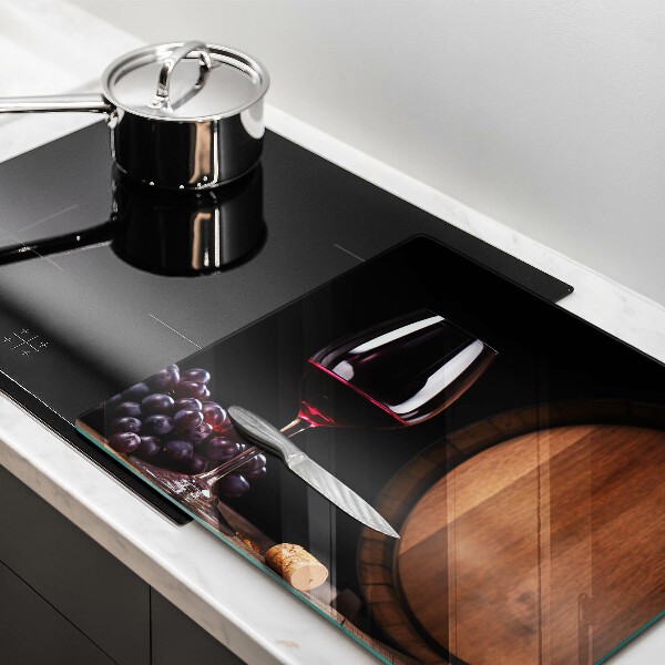 Protection plaque induction Verre à vin en tonneau