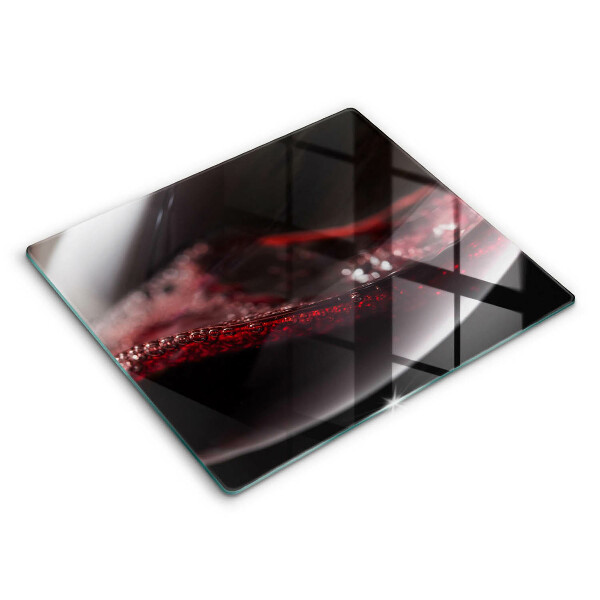 Protection plaque induction Vin rouge dans un verre