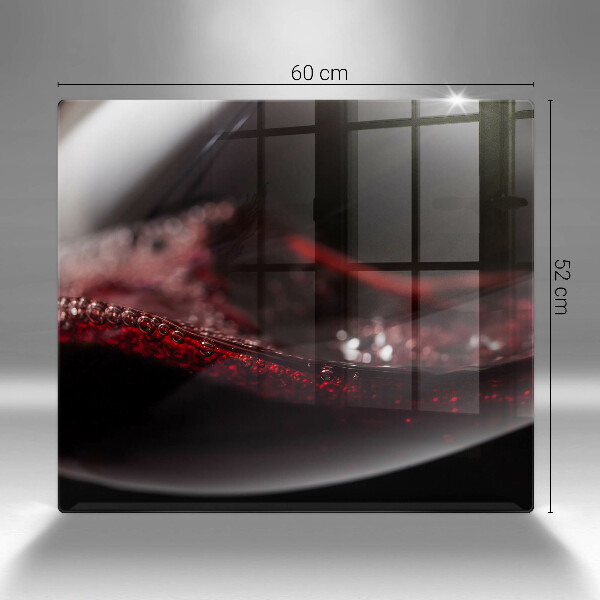 Protection plaque induction Vin rouge dans un verre
