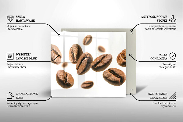 Protection plaque induction Grains de café