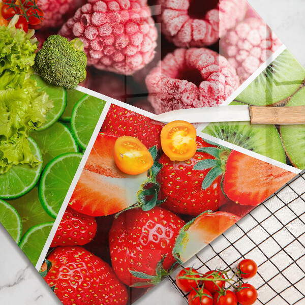 Protection plaque induction Fruits colorés